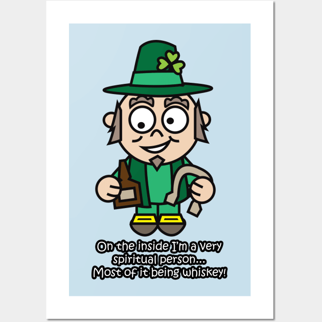 Irish Leprechaun Wall Art by nei1b